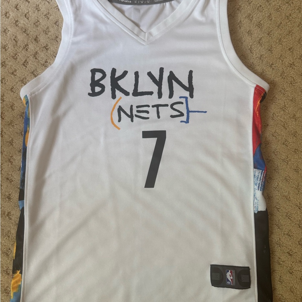 Brooklyn Nets White Basketball Jersey